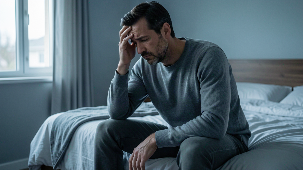 A professional experiencing an exhausting setback